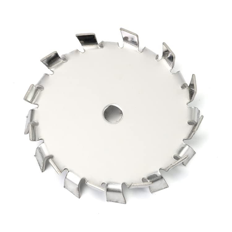 304 Stainless Steel Dispersing Disc 30-500mm/1.2-19.7 inch Dispersion Impeller High Speed Dispersing Machine Blade Paddle Impeller with 8mm Shaft Hole (Dia 150mm/5.9") Dia: 150mm/ 5.9 inch