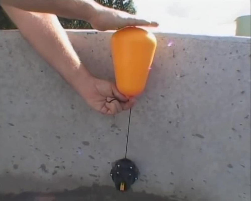 Jobe Valves Megaflow Valve with Short Tail, 1", Yellow/Black(Does NOT include Nut and Washer)