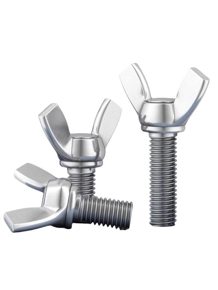 304 Stainless Steel Wing Butterfly Screws, Thumb Hand Screws for Electronic Equipment (5/16-18x3/4(10pcs),10) 5/16-18x3/4(10pcs) 10