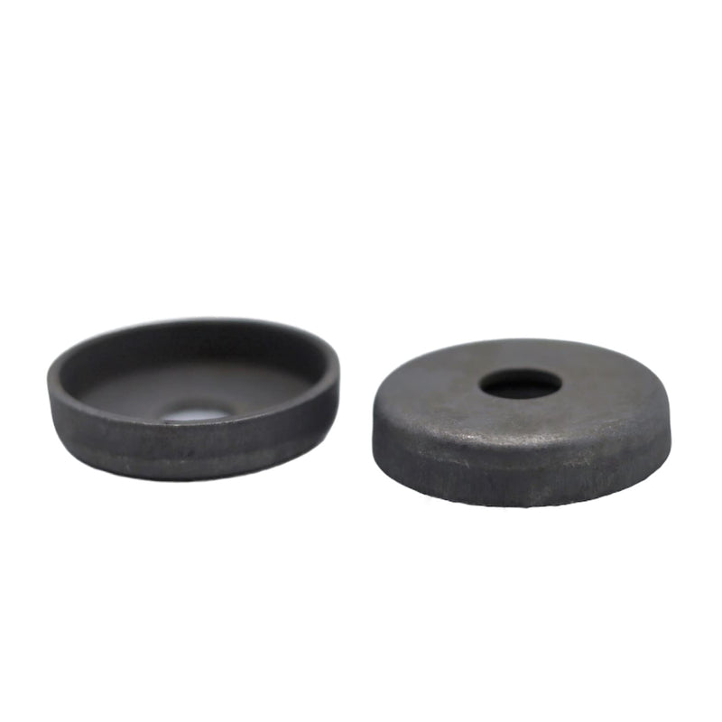 8 pcs 1.5" Steel Weld On Cups Feet Metal Wrought Iron Patio Chair Leg Caps