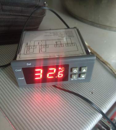 Digital Temperature Controller STC-1000 Digital LED Display DC 24V 10A Celsius Heating Cooling Centigrade Thermostat Sensor 2 Relay Output with NTC 10K Thermistor Sensors Temperature Probe