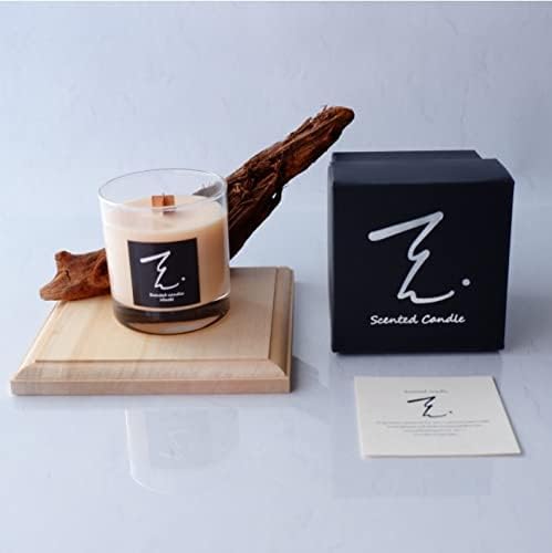 Ten.candle Aroma Candle Woodwick Cypress Essential Oil Soy Wax 160g - NewNest Australia