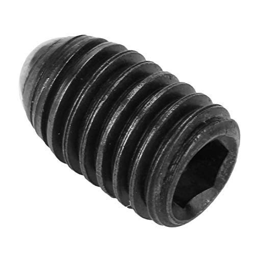 10pcs M8 Carbon Steel Ball Screws, Spring Plunger Set, Hexagonal Socket Ball Plunger M8 * 12 (M812) Screws Fastening Parts Screw Multiple Spring Balls Plunger Flanged Ball Spring ball nut screw （M812）