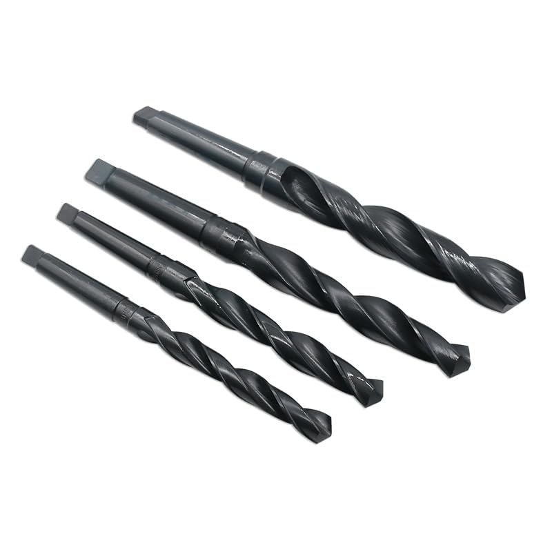 Morse Taper Shank, high-Speed Steel M2, Tapered Shank Twist Drill, Black Oxide-Treated Drill bit (3/4) 3/4 in