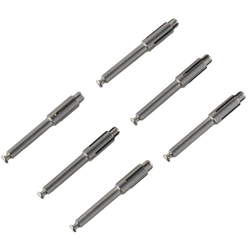 6pcs Dental Mandrel Soflex Type Disc Fit Shank for Polishing Disk,Stainless Steel Mandrel Composite Tools