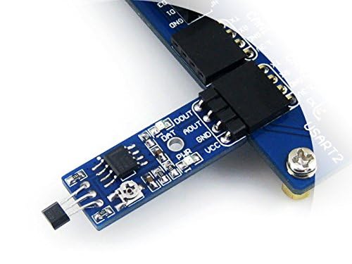 Waveshare Hall Element Switch Sensor Detector Hall Sensor Detection Module Magnetic for Detect Car AVR