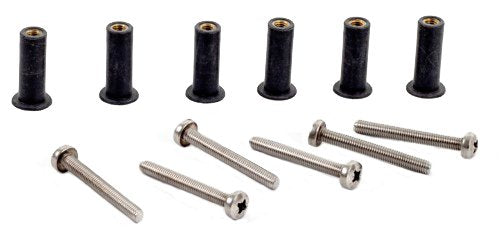 Pack of 6 H2o Kayaks M5 Neoprene Well Nut Inc Stainless Steel Pozi Screw (Pack 6) Long Type D