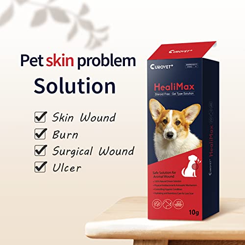 HealiMax, Wound Care Gel for Dogs and Cats, 0.35oz. Safe and Easy Care with 100% Natural Ingredients. Burn, Ulcer and Surgical Wound. - PawsPlanet Australia