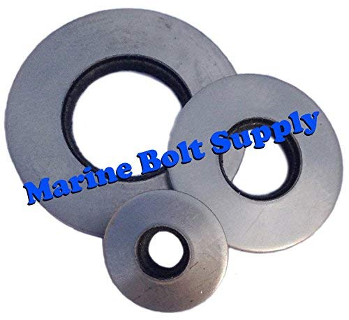 Type 18-8 Stainless Steel Neoprene Bonded Sealing Washers Size 5/16" (Pack of 50pcs) Marine Bolt Supply 5/16"