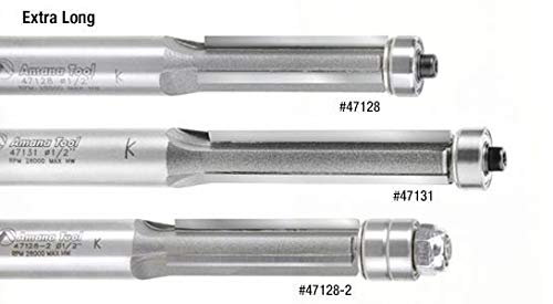Amana Tool - 47120 Carbide Tipped Flush Trim 1/2 Dia x 1/2 Shank 3-Flute