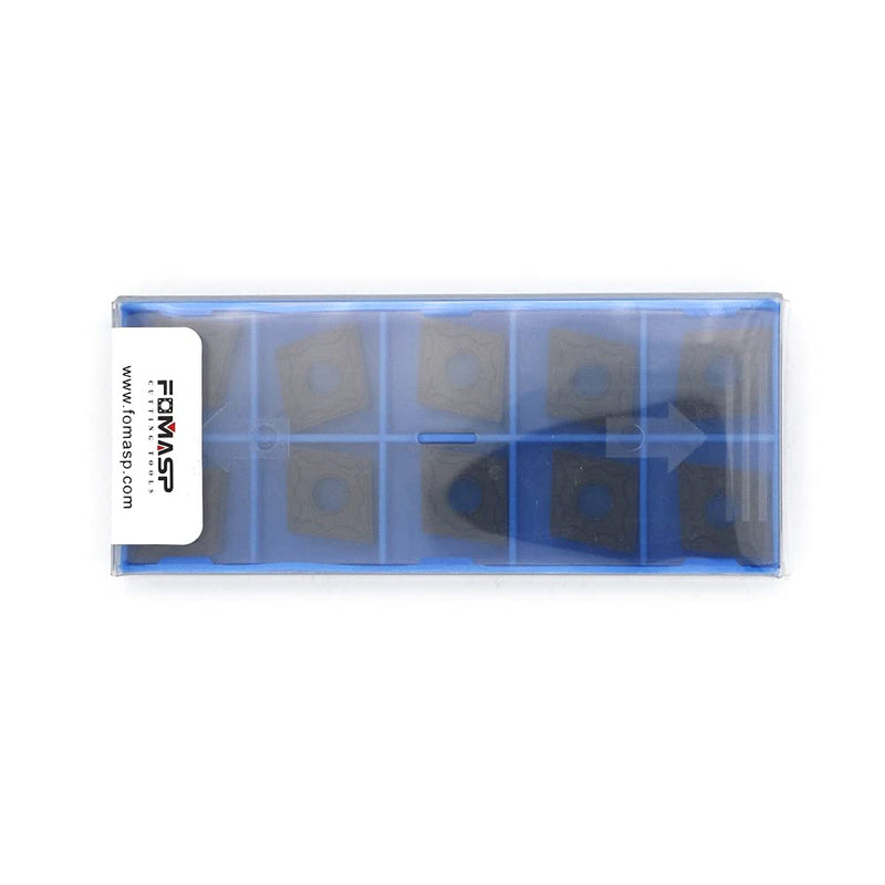 CNMG431 / CNMG120404-PM of CNC Carbide Inserts for Steel Turning Cutting Tools, The Chip Breaker PM fit for Semi-Finishing Metal Cutting, 10 PCS.