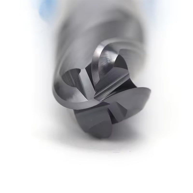 1/2" Extra Long Carbide Ball Nose End Mill for Alloy Steels/Hardened Steels, 4" Overall Length End Mill Bits, 4 Flute HRC 55 Deg AlTiN Coating, CNC Router Bits (1 Pieces) 1/2" Extra Long