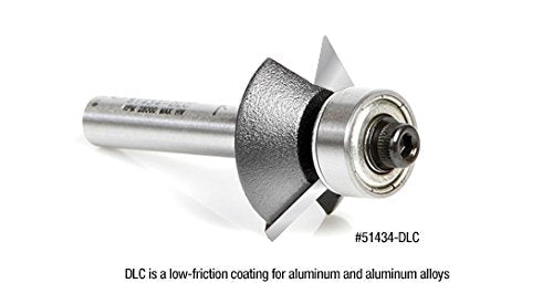 Amana Tool - 51434 Carbide Tipped Aluminum & Plastic Cutting Bevel Trim 45° x 31/32