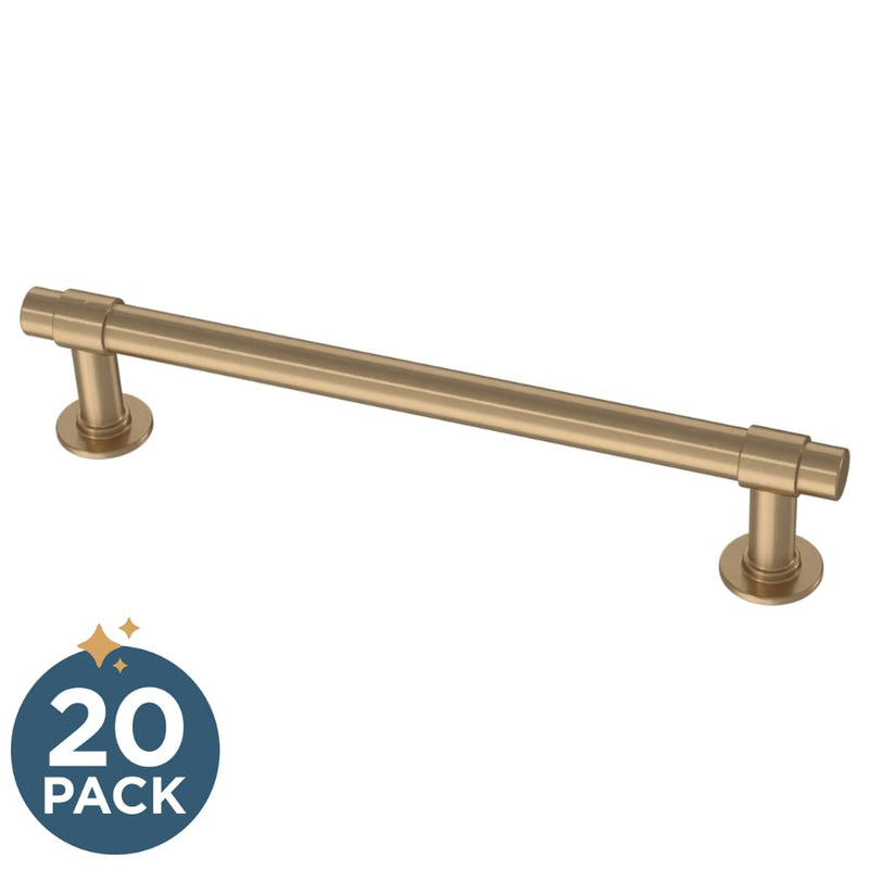 Franklin Brass Straight Bar Cabinet Pull, Champagne Bronze, 5-1/16 in (128mm) Drawer Handle, 10 Pack, P29618Z-CZ-B 5-1/16" (128mm)