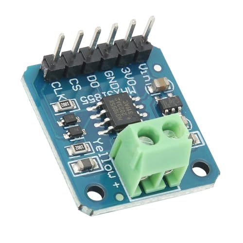 Garosa K Type Thermocouple Module, Digital SPI Temperature Sensor with 14 Bit Resolution 3 to 5V DC Input 200℃ to 1350℃ Range for MKS SBASE Plastic 20.3mm 5PCS