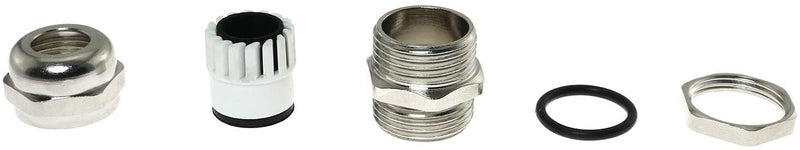 5PCS PG13.5 6-12MM Wire Range Metal Waterproof Connector Fastener Locknut Stuffing Cable Gland