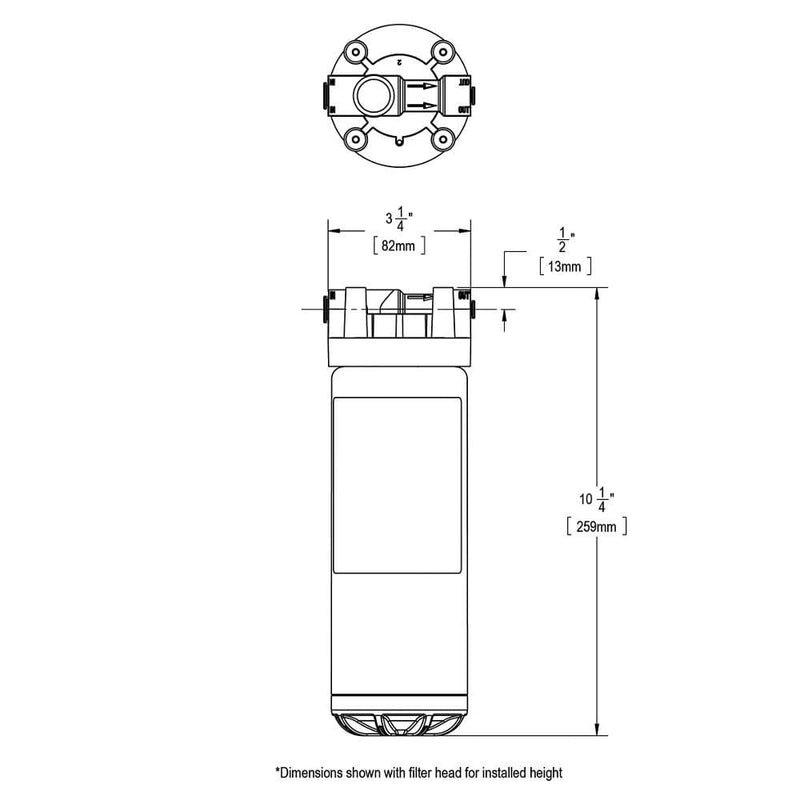 Elkay Genuine WaterSentry 51299C Replacement Filter 1-Pack