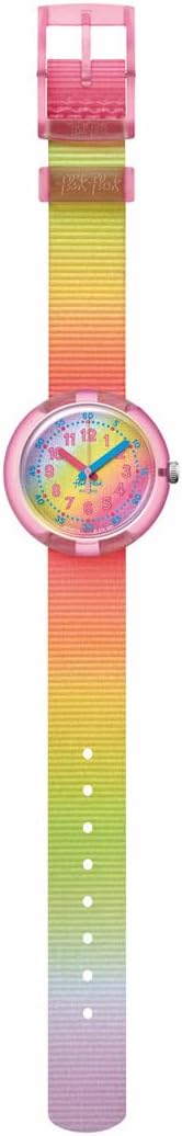 Swatch FPNP110 SHADES OF RAINBOW Story Time Girls' Watch, Pink, Pink - NewNest Australia