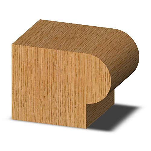 Whiteside 1431 Half Round (Bull Nose) Router Bit: 3/8 Inch Opening of Cutter, 3/16 Inch Radius, 7/8 Inch Cutting Length, 1/2 Inch Shank, 1 Inch Large Diameter