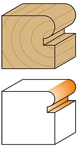 CMT 861.532.11 Corner Beading Bit, 1/2-Inch Shank, 1/8-Inch Radius, Carbide-Tipped