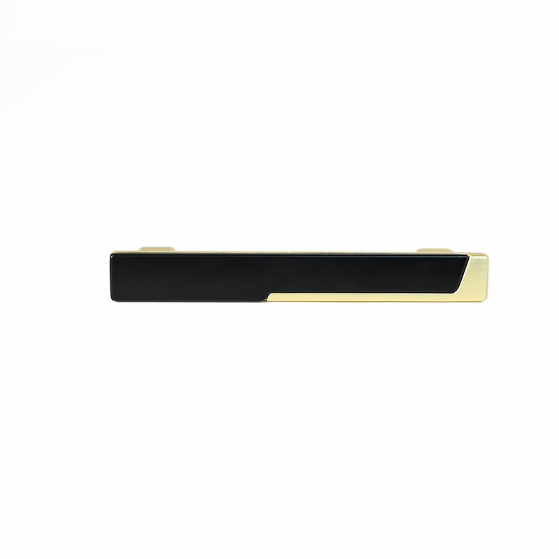 6 Pack Black and Gold Drawer pulls, Quality 4-3/4 Inch Length Cabinet Handle for Dresser and Closets,3-3/4 inch Hole Center 3-3/4 inch Hole Center 6