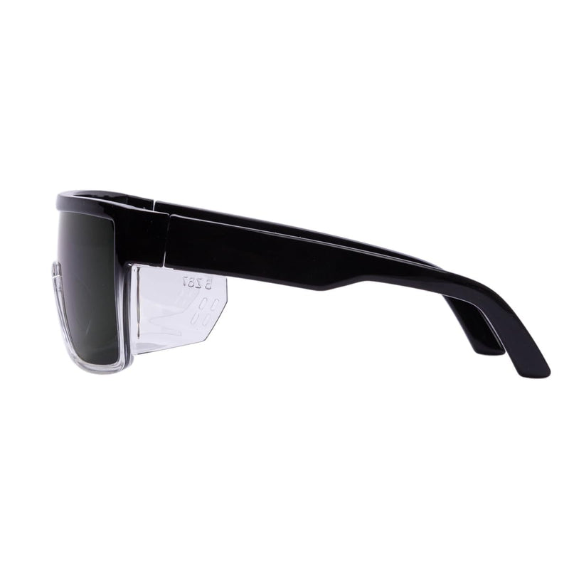Polarized Safety Sunglasses UV400 Protection ANSI Z87.1 Certified Clear Blue Mirror