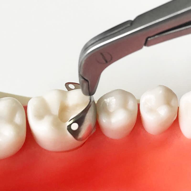 Dental Sectional Matrix System Dental Matrix Ring and Band Set, Dental Sectional Matrix Bands Ring, Dental Clip Clamp Ring, Matrix Bands for Dental Restorations. (4.5mm50pcs) 4.5mm50pcs