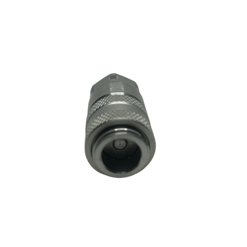 PD222 Series PD Steel Test Port and Diagnostic Equipment Quick Coupler with Female Pipe Thread, 1/8" Body Size, 1/8"-27 NPTF Thread Size, 1.8" Length LX-PD222 Coupler