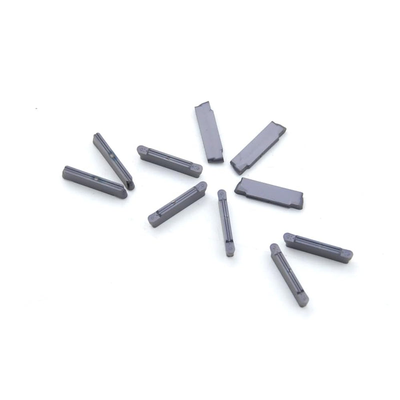 Indexable Grooving Insert MRMN200-M Carbide Insert for Grooving Tool, PVD Coating, 10pcs PVD Coated