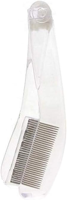 FMK-700(C) Standard Metal 32-PIN Mascara Comb (Bi-Fold Type) (Clear) - NewNest Australia