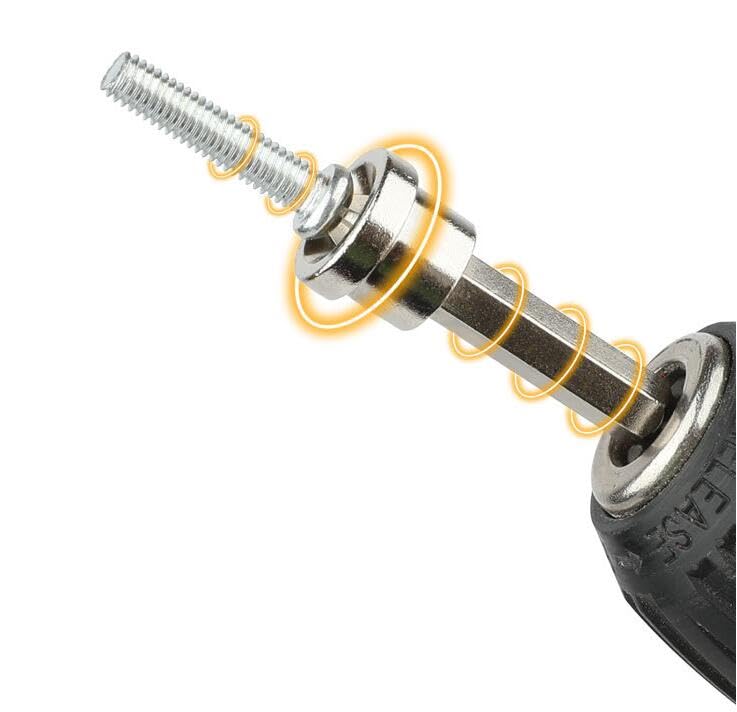 5 pcs Set Premium Magnetic Drywall Screw Setter PH2 Bits for Plasterboard Sheetrock Screw Hex Shank Positioning Bit Batch Head. Medium