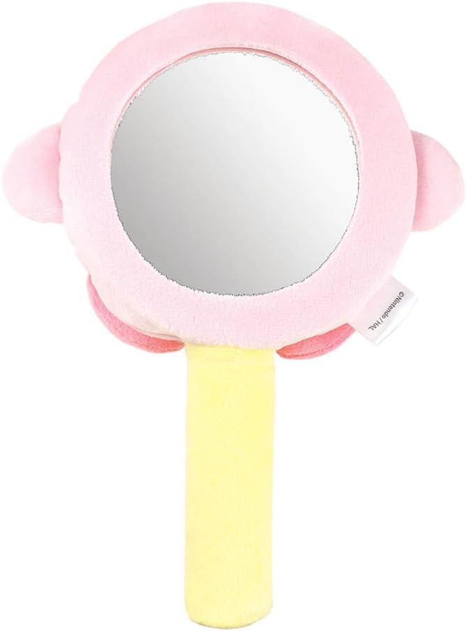Tees Factory Kirby HK-5537224KB Plush Hand Mirror, Kirby, H9.7 x W 6.8 x D 1.4 inches (24.8 x 17.3 x 3.5 cm) - NewNest Australia