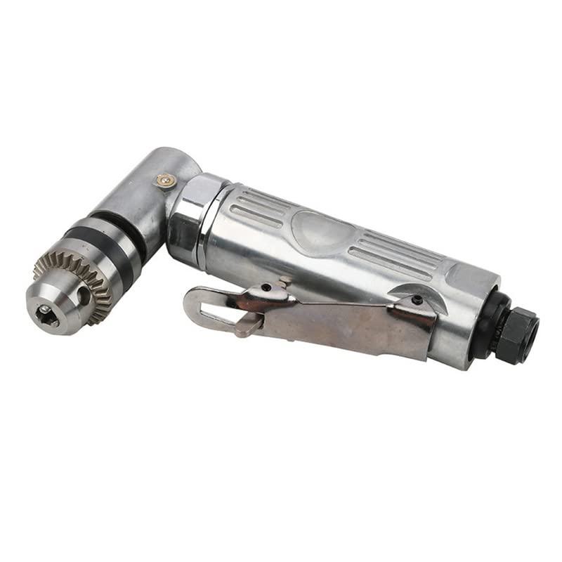 VIGAN Portable 1/4'' 90 Degree Air Drill Pneumatic Right Angle Drill Pistol Drill Power Screwdriver