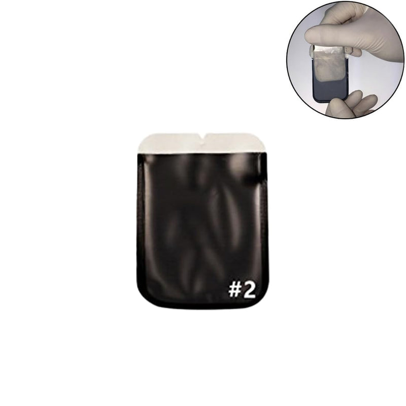 Dental X-Ray Barrier Envelopes 100pcs Phosphor Plate Envelope for Dental X-Ray Phosphor Plate Imaging Sensor (Short Side Opening #2) Short Side Opening #2