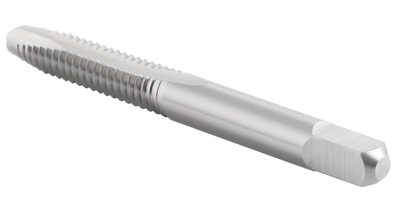 Accusize Spiral Point Tap 1/4-20NC H3 HSS 2-Flute, 10 Pc Set | ANSI Ground Plug Tap, Right-Hand Cut, Bright Finish, 2-1/2 in OAL, 1 in Thread Length, SPT-1/4-20x10