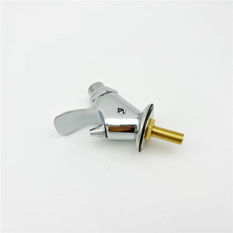 Outdoor Drinking Fountain Bubbler - Freeze Proof, Camping Faucet for 1/4 inch Tubes, Chrome finish 1/4 inch Tubes Connector