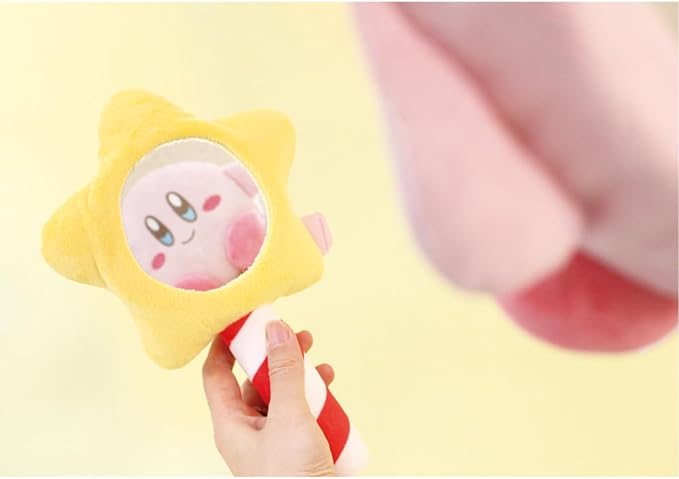 Tees Factory Kirby HK-5537224KB Plush Hand Mirror, Kirby, H9.7 x W 6.8 x D 1.4 inches (24.8 x 17.3 x 3.5 cm) - NewNest Australia