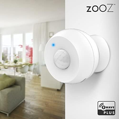 Zooz 800 Series Z-Wave Long Range S2 Motion Sensor ZSE18 800LR with Magnetic Mount, Works with Z-Box, Hubitat, and Home Assistant