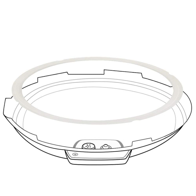 Silicone Sealing Ring 6qt for Instant Pot Sealing ring for 6 5qt Insta Pot, Sweet and Savory, Food-grade Silicone Fits IP-DUO60, IP-LUX60, IP-DUO50, IP-LUX50, Smart-60, IP-CSG60 and IP-CSG50-2 Pack 6QT 2PACK