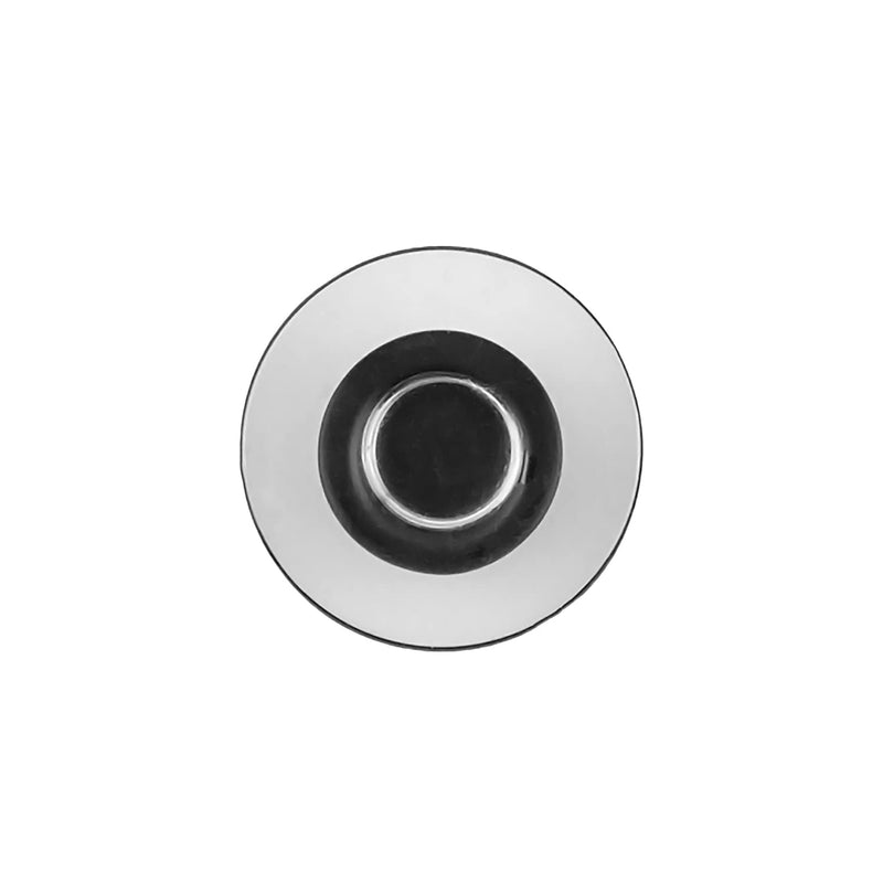 Hickory Hardware 10 Pack Solid Core Kitchen Cabinet Knobs, Luxury Cabinet and Dresser Knobs, Handle Pulls for Doors & Drawers, 1 Inch, Crysacrylic with Matte Black, Midway Collection