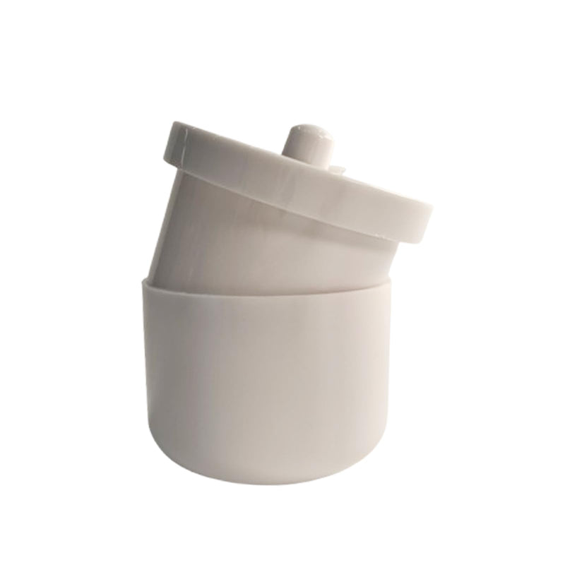 Autoclavable Dental Burs Soak Box with Strainer Dental Bur Holder Cleaner for Cleaning Dental Burs (White) White