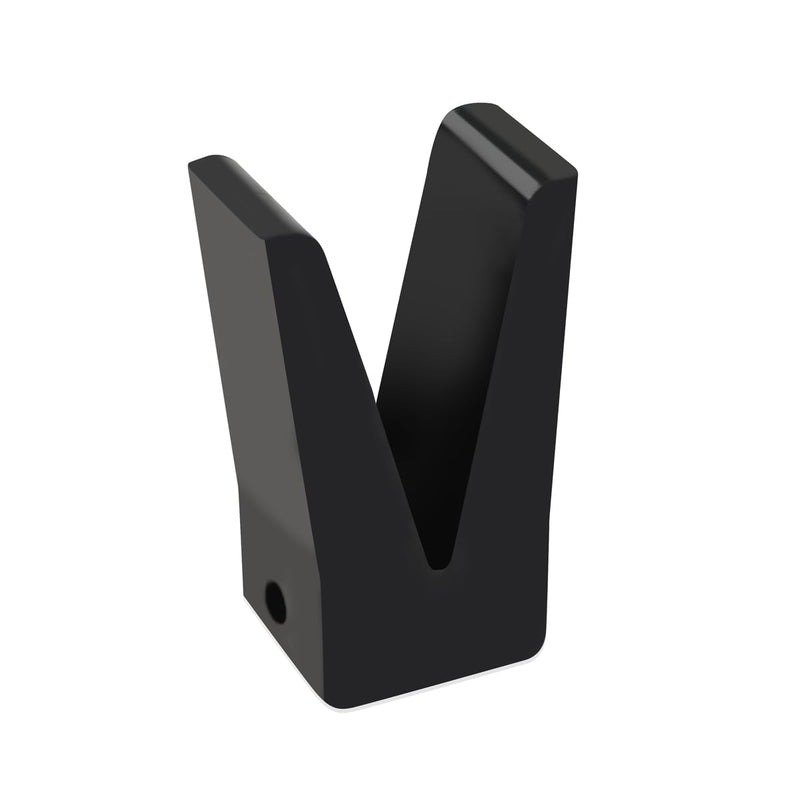 181440 Rubber Transom Saver V-Block W/Hole Compatible with Tracker Marine Y-Frame (Rubber V-Block)