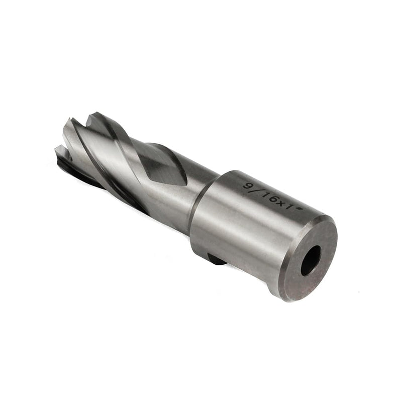 OSCARBIDE 9/16" x 1" HSS Annular Cutter 3/4" Weldon Shank Mag Drill Bit | 2 Flat | 9/16"Cutting Diameter | 1"Cutting Depth | Burr-Free Holes | Rapid Chip Removal | 10x Faster Than Twist Drills