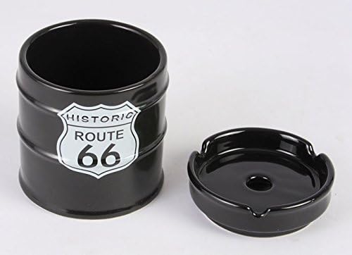 Airyusha New Drum Ashtray ROUTE66 AR-1426-4 - NewNest Australia
