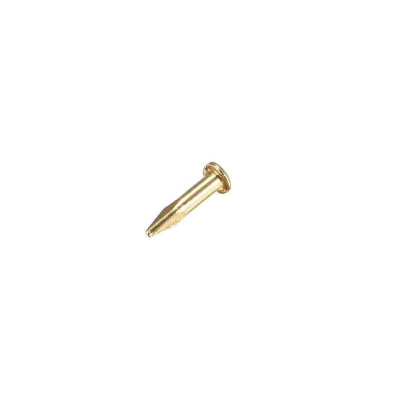 uxcell Small Tiny Nails 1.2x6mm(DxL) for Wooden DIY Decorative Pictures Boxes Household Accessories Brass Tone 300pcs 6mm
