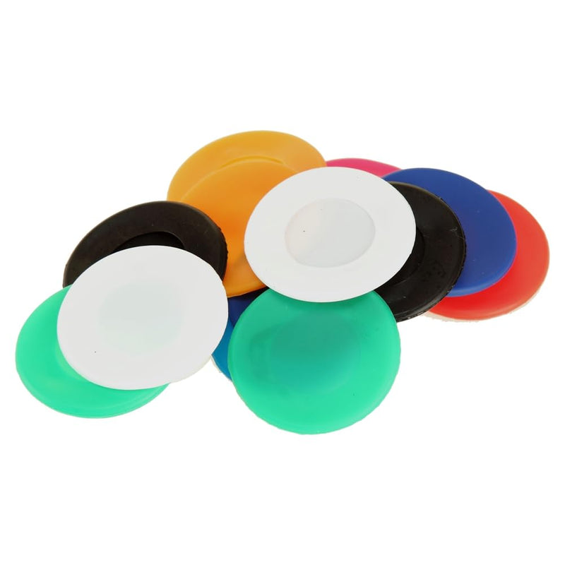 16PCS Soft Silicone Stethoscope Covers, Disposable Diaphragm Bell Cover Protectors Replacement Sleeves (Multicolor Random Color)