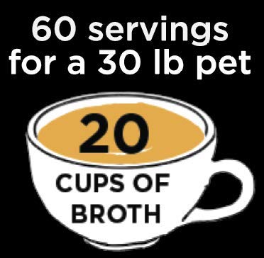 Nature's Diet Pet Original Bone Broth Protein Powder with Functional Benefits for Hip and Joint, Digestion, Skin and Coat (Hip & Joint, 6 oz = 60 Servings) Hip & Joint 6 Ounce (Pack of 1) - PawsPlanet Australia