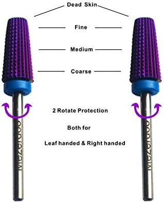 Nail Bit Combination 5 in 1 Multi Bit Nail Machine Bit Perfect for Removing Acrylic and Thick Hard Gels - NewNest Australia