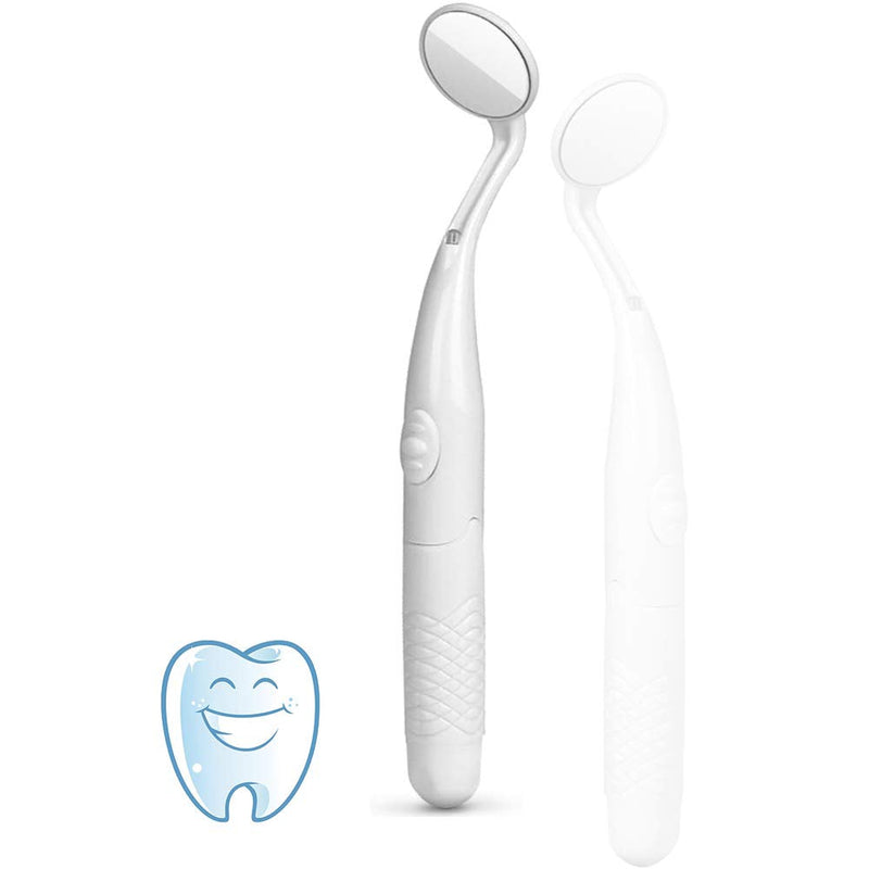 Dental Mirror with Light,Teeth Inspection LED Mirror,Anti-Fog Mouth Mirror,Dentist Oral Care Tool