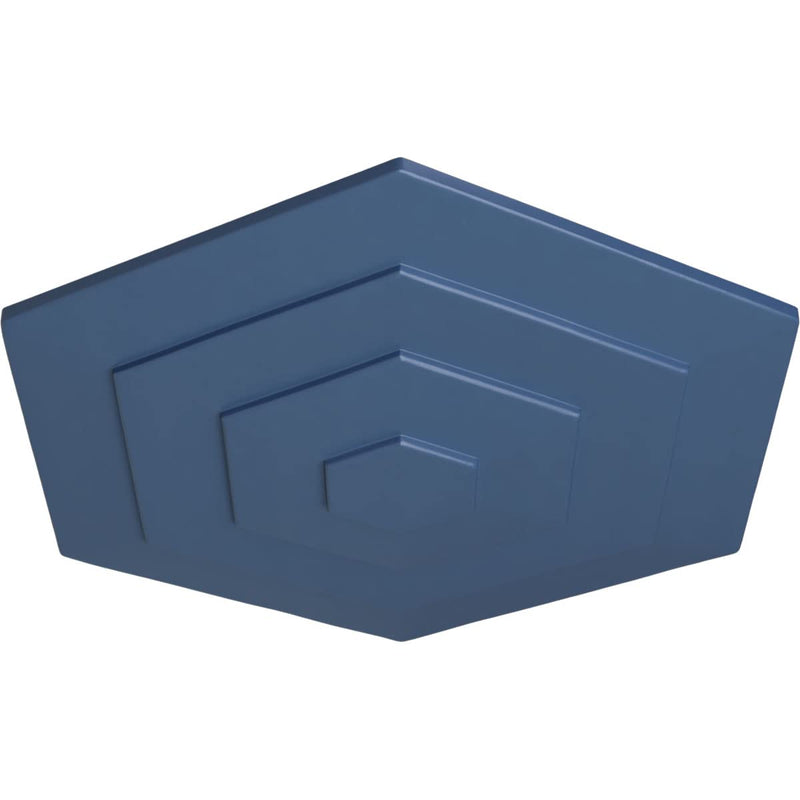 Ekena Millwork CM23WFAMF 23-1/4" x 7/8" Woodruff Ceiling Medallion, Americana Americana (Flat Finish)